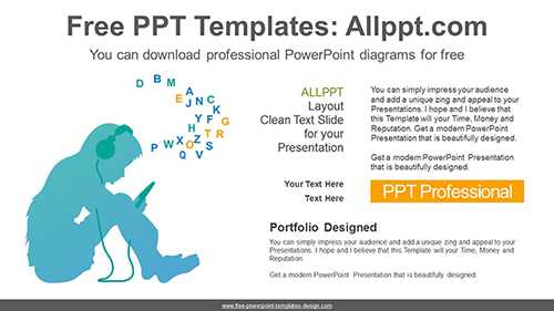 E-Learning PowerPoint Diagram Template