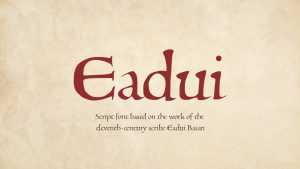 Eadui Font › Fontesk