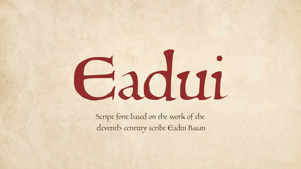Eadui Font › Fontesk