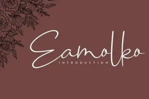 Eamolko Handwritten Font