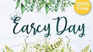 Earcy Day Font › Fontesk