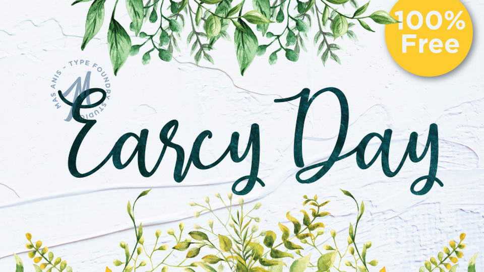 Earcy Day Font › Fontesk