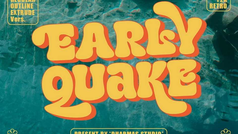 Early Quake Font › Fontesk