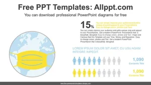 Earth Icon Chart PowerPoint Diagram