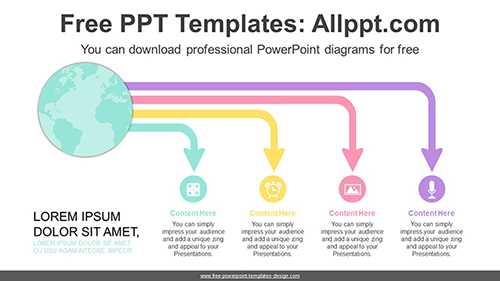 Earth Stem Trees PowerPoint Diagram
