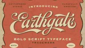 Earthgate Script Font › Fontesk