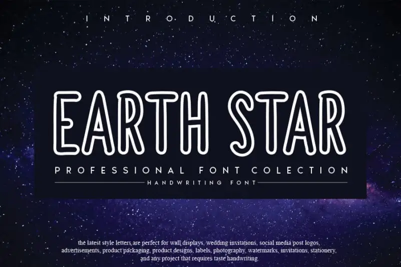 EARTHSTAR Display Font