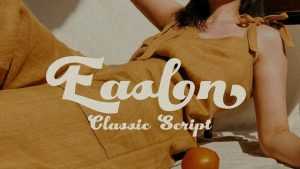 Easlon Font › Fontesk