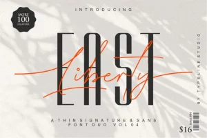 East Liberty Font Duo
