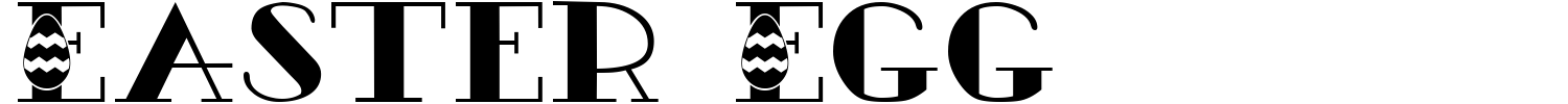 Easter Egg Font