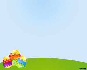 Easter Eggs PowerPoint Template Design