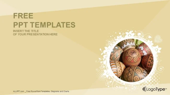 Easter Eggs-Religion PPT Templates