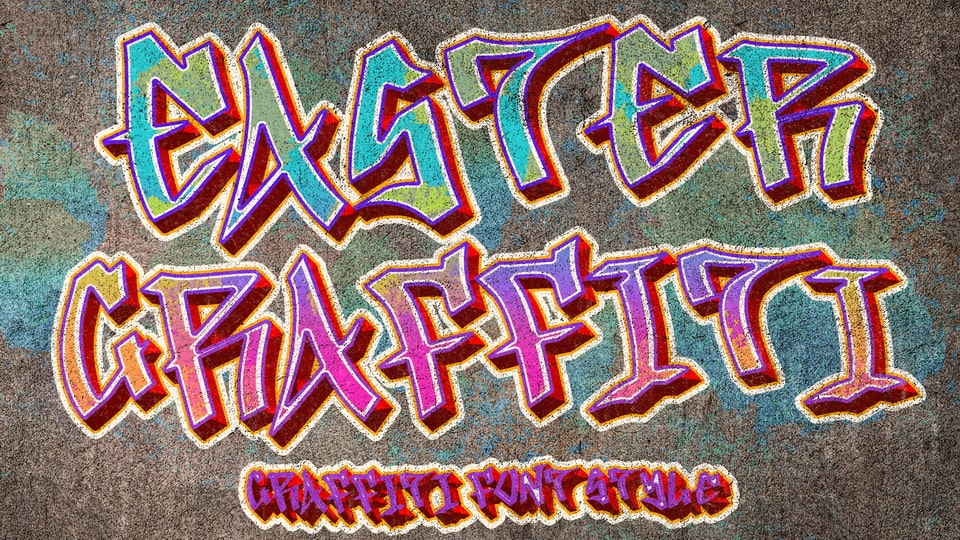 Easter Graffiti Font › Fontesk