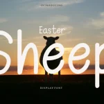 Easter Sheep Font