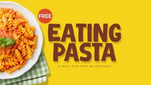 Eating Pasta Font › Fontesk