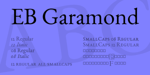 EB Garamond Font Family