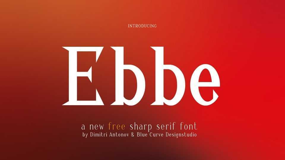 Ebbe Font Family › Fontesk