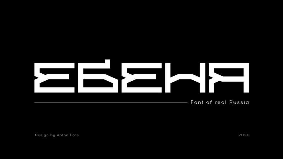 EBENYA Font › Fontesk
