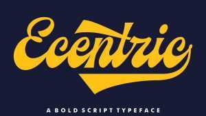 Ecentric Retro Script Font › Fontesk
