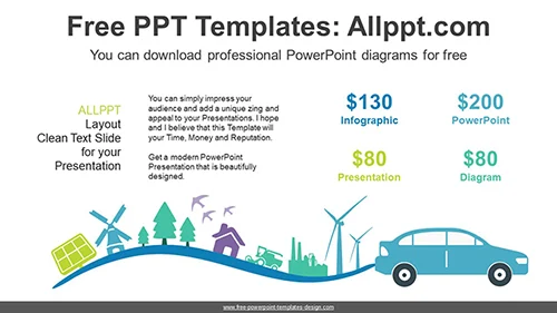 Eco-Friendly Car PowerPoint Diagram