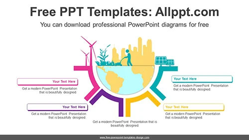 Eco-friendly Earth PowerPoint Diagrams