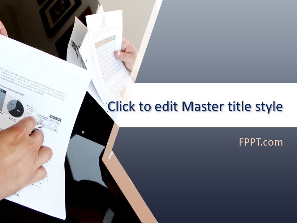 Economy Report PowerPoint Template