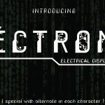 ECTRON Font