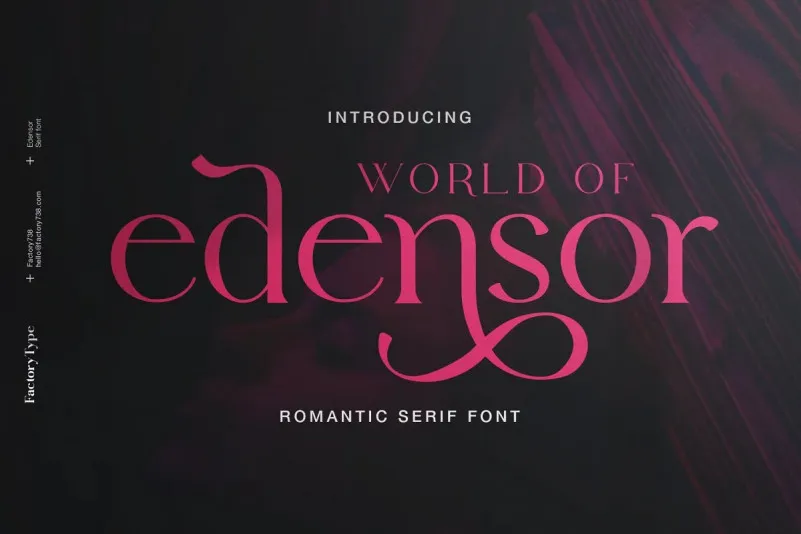 Edensor Font