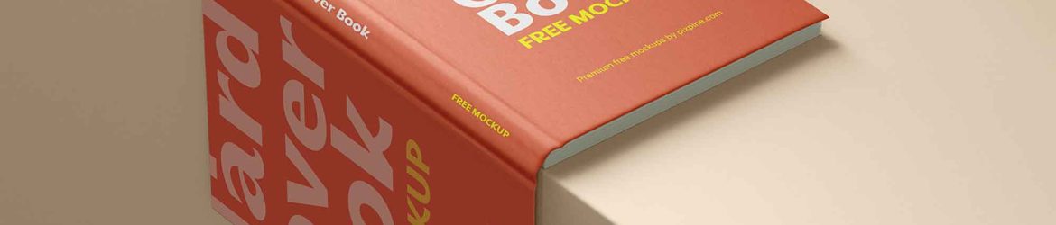 Edge Hardcover Book Mockup Edge Hardcover Book Mockup