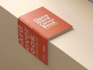 Edge Hardcover Book Mockup