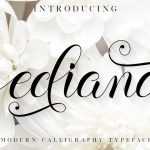 Ediana Script Font › Fontesk
