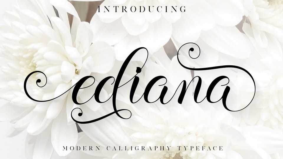 Ediana Script Font › Fontesk
