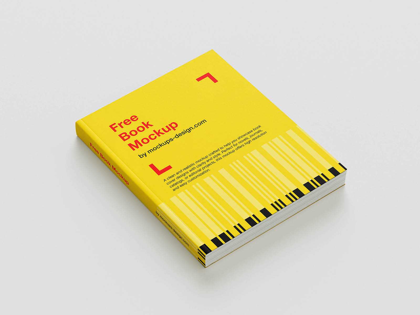 Editorial book mockup