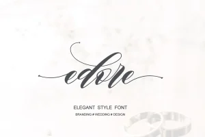 Edore Script Font