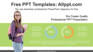Education Doughnut Charts PowerPoint Diagram