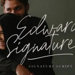 Edward Signature Script Font