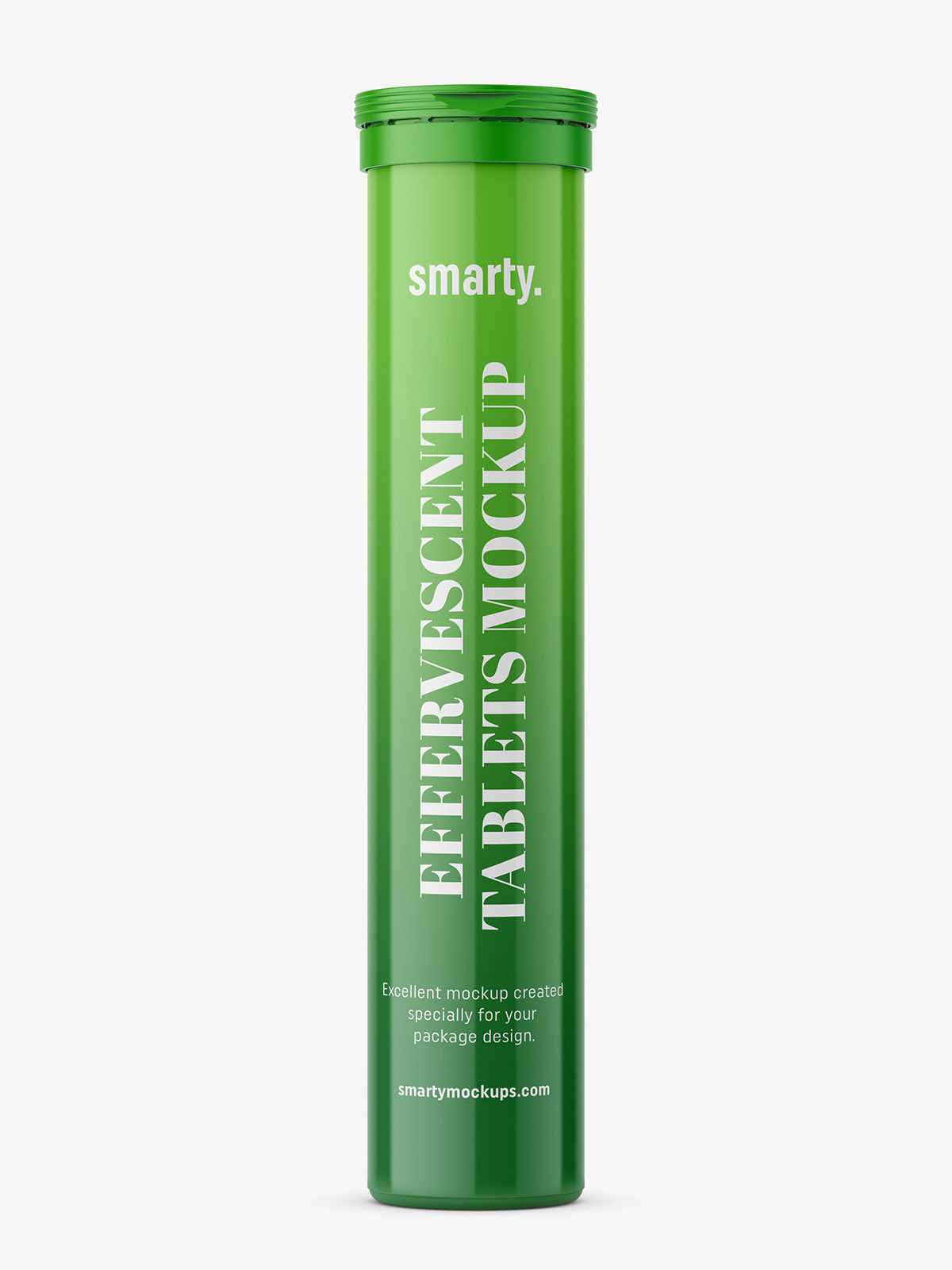 Effervescent tablets mockup