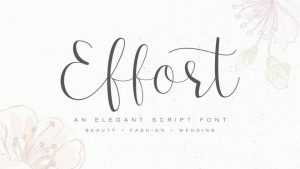 Effort Font › Fontesk