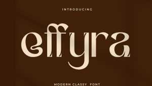 Effyra Font › Fontesk