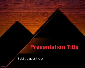 Egypt Hieroglyphic PowerPoint Template