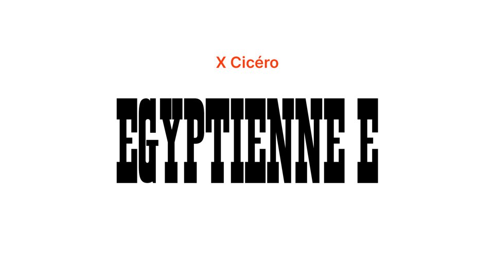 Egyptienne E Font › Fontesk
