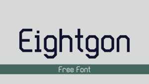 Eightgon Font › Fontesk