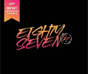 Eighty Seven Brush Font