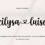 Eilysa Luise Font › Fontesk