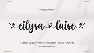 Eilysa Luise Font › Fontesk