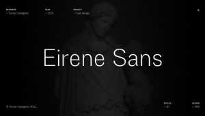 Eirene Sans Font Family › Fontesk