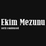 Ekim Mezunu Slab Serif Font