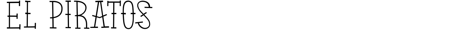 El Piratos Font