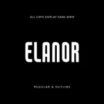 Elanor Display Font - Fonte Grátis Elanor Display Font