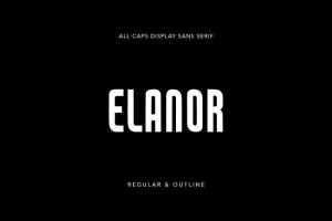 Elanor Display Font